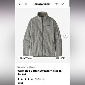 NEW WITH TAGS - Patagonia Women's Better Sweater® Fleece Jacket